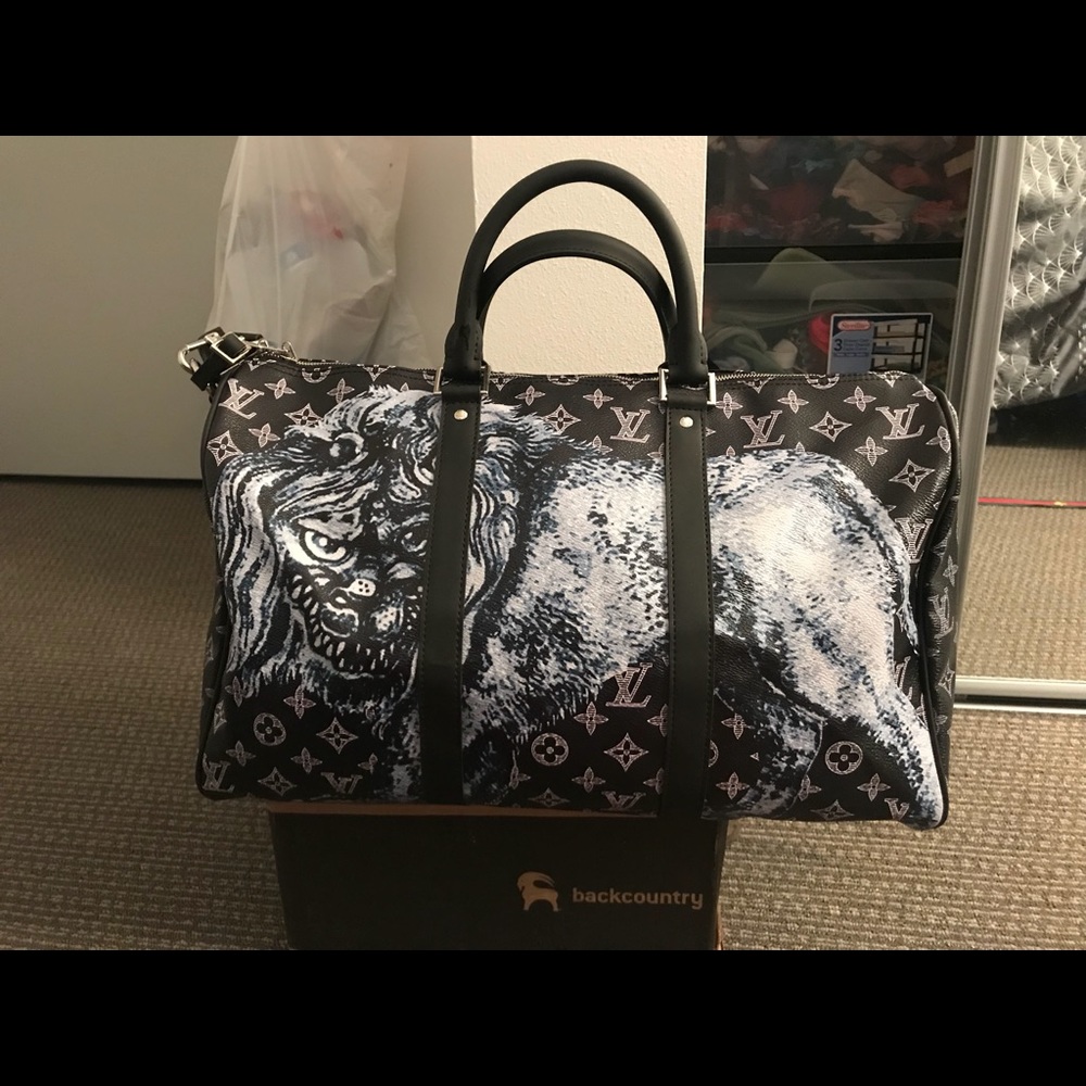 Louis Vuitton Keepall Lion Duffle